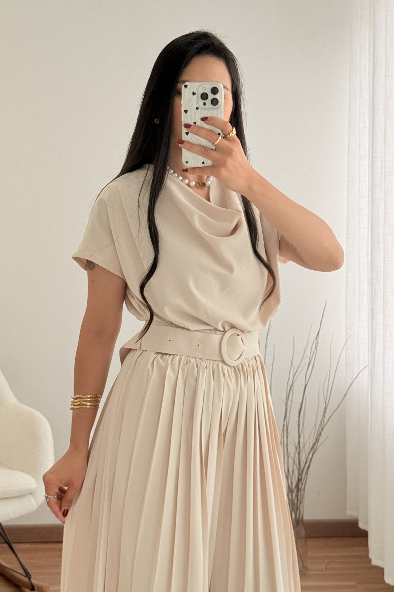 Macacão plissado ELLI WHITE - lavishiochicmacacãolavishiochic