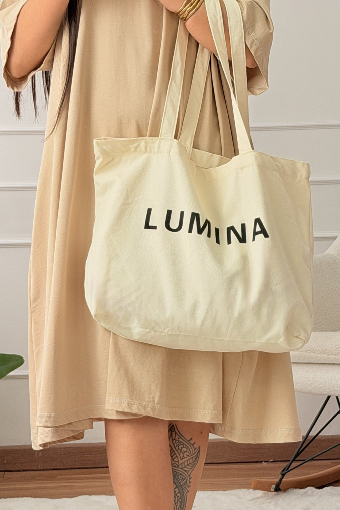 Mala tote bag com estampa LUMINA - lavishiochicMalalumina