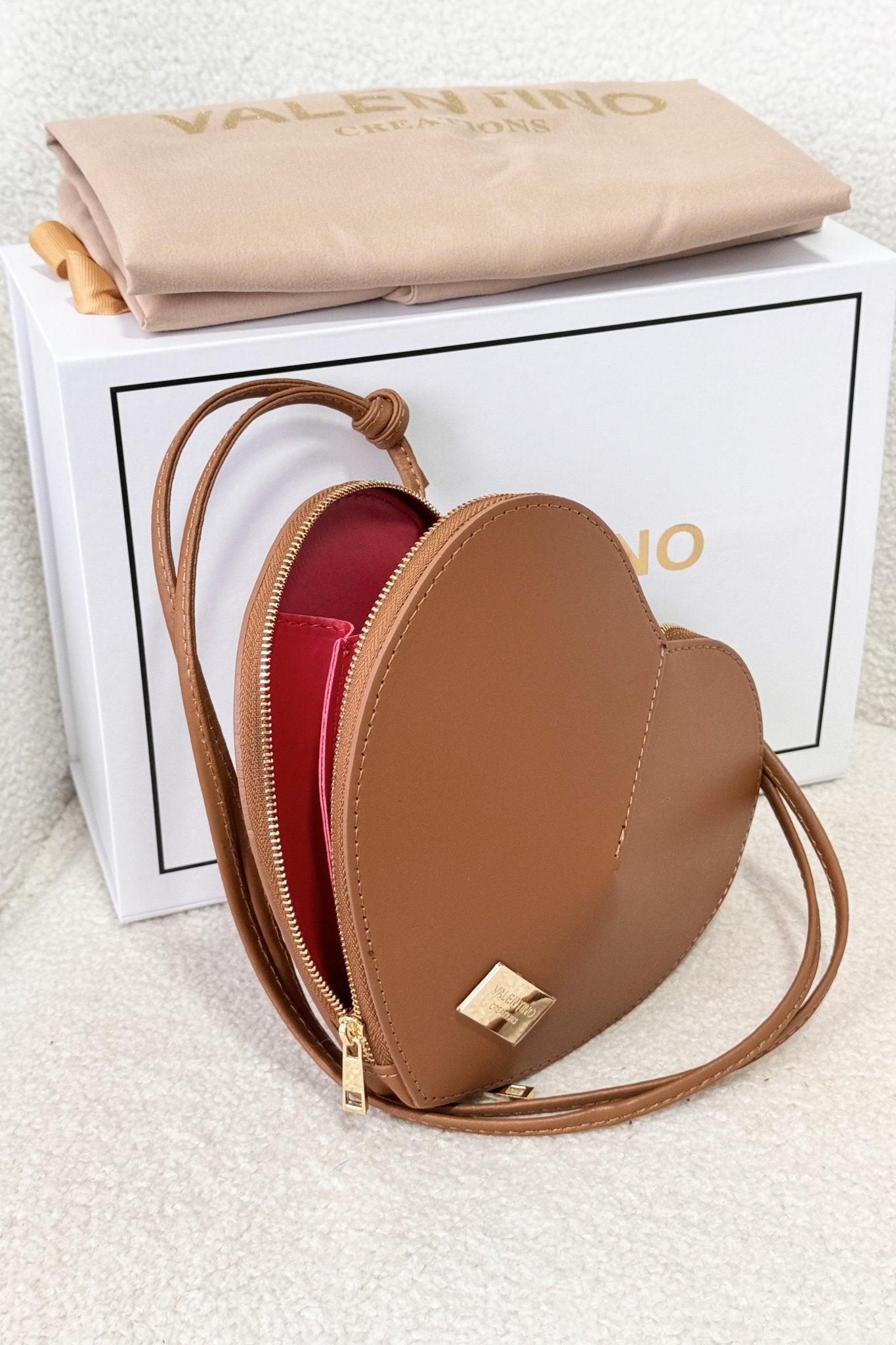 Mala Valentino em Forma de Coração em Pele - lavishiochicMalalavishiochic