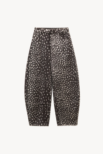 Calça baggy com padrão de cervo LUMINA