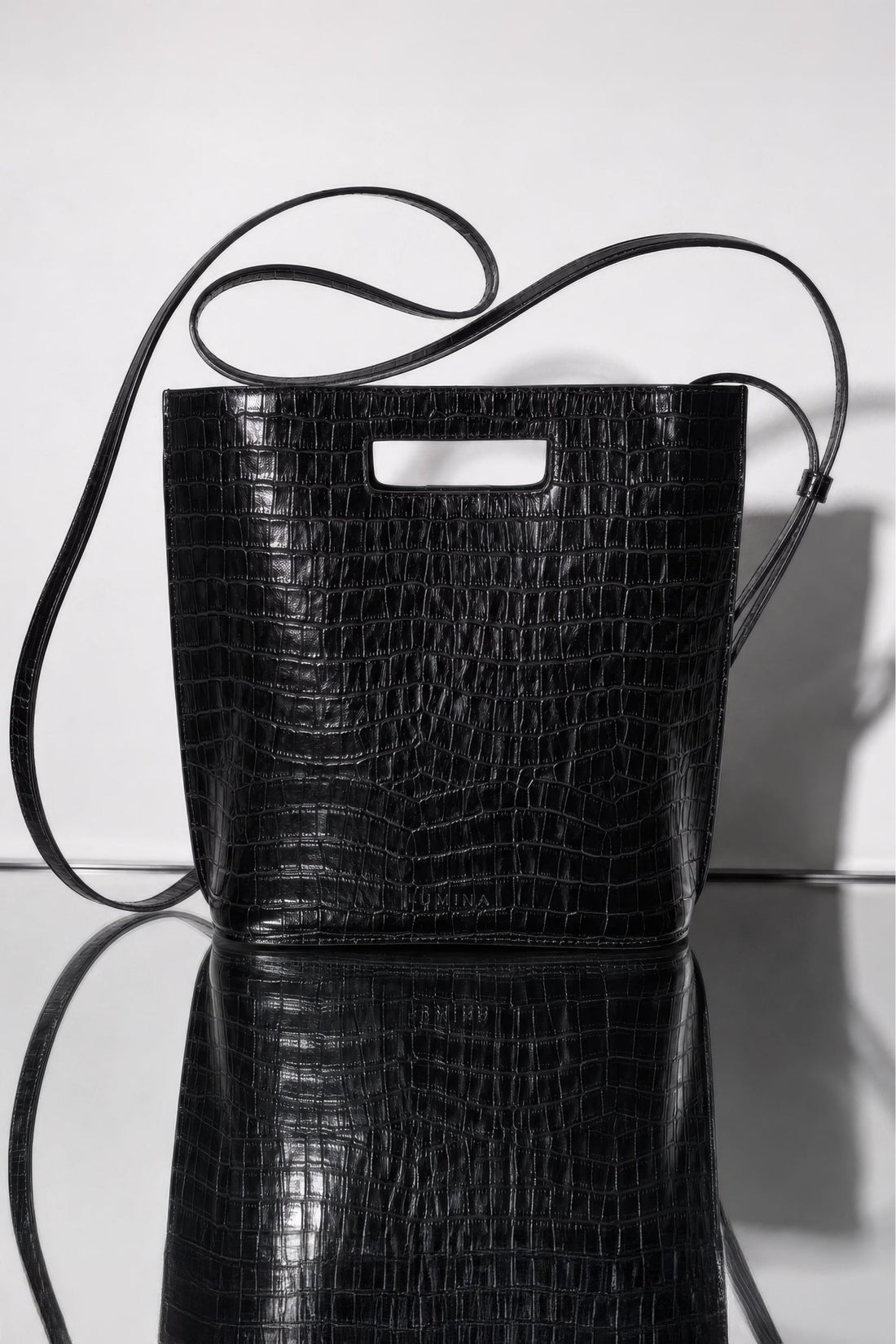 Saco shopper em pele de vitela LUMINA - lavishiochicMalalumina