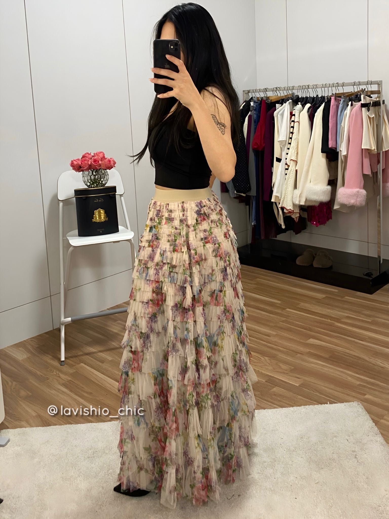 Saia de tule - lavishiochicsaialavishiochic