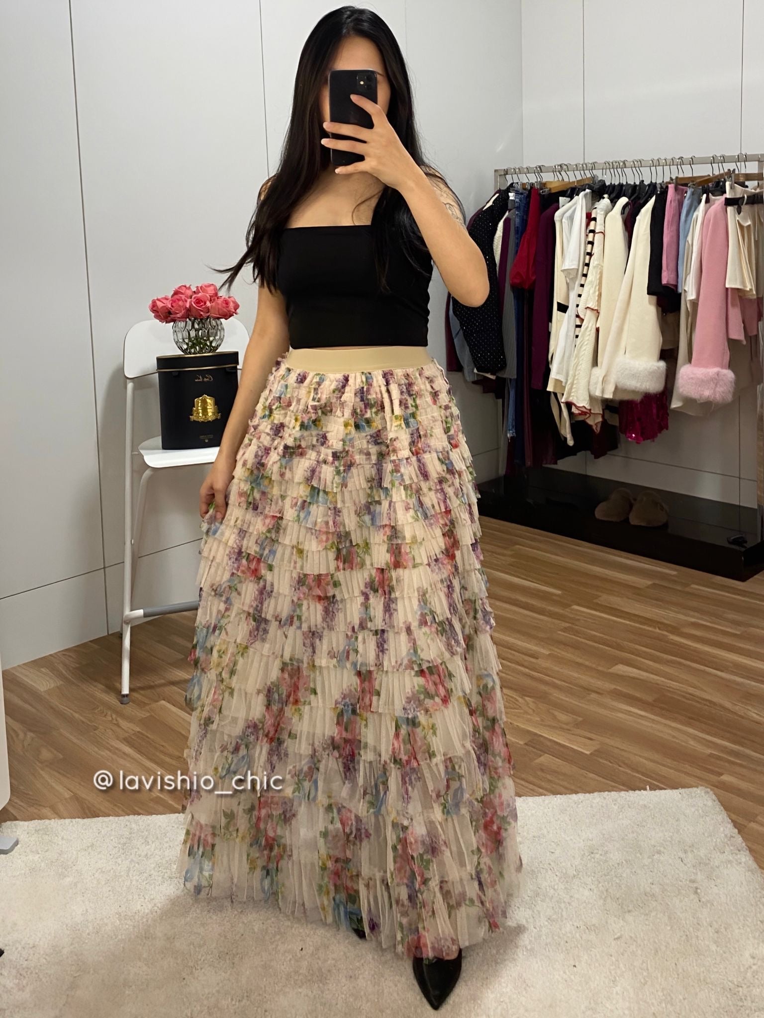 Saia de tule - lavishiochicsaialavishiochic