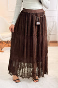 Saia em Renda com Cinto - lavishiochicsaialavishiochic