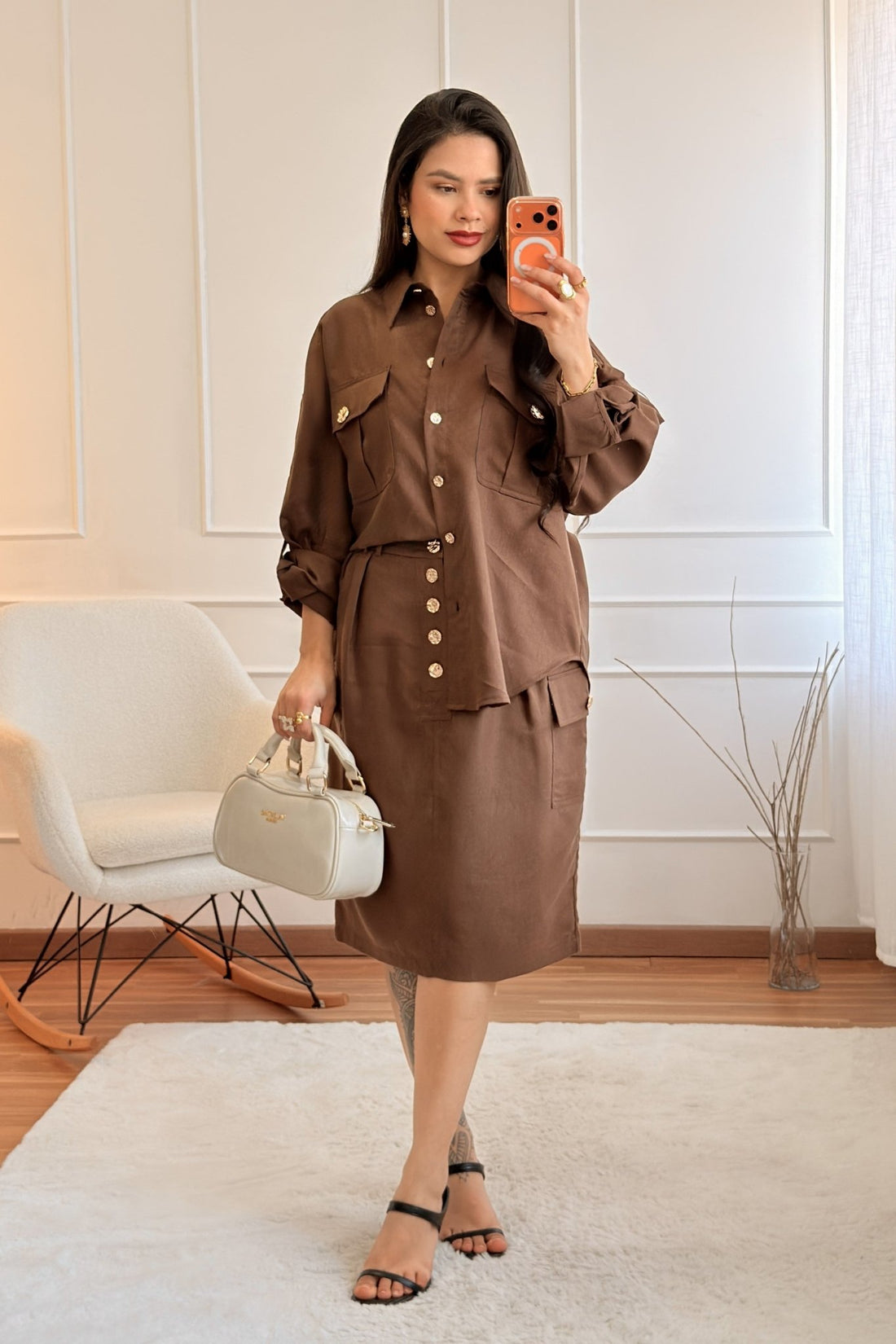 Saia midi justa LUMINA - lavishiochicsaialumina