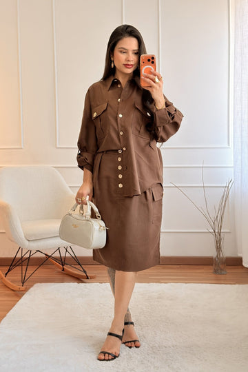 Saia midi justa LUMINA - lavishiochicsaialumina