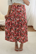 Saia padrão floral - lavishiochicsaialavishiochic