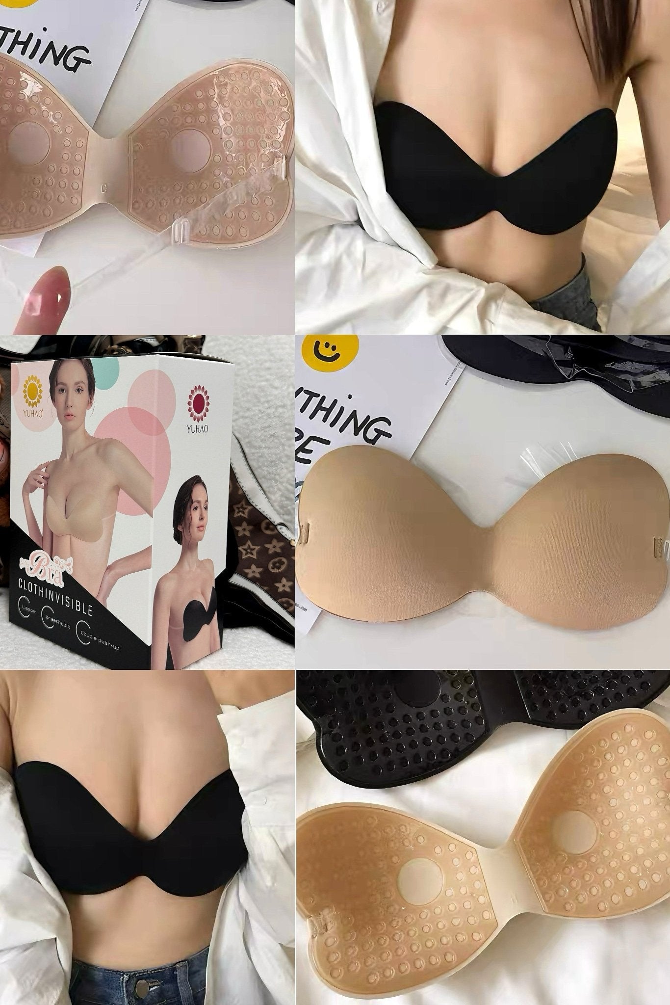 Soutien Invisível Push - Up Sem Alças - lavishiochicBraslavishiochic