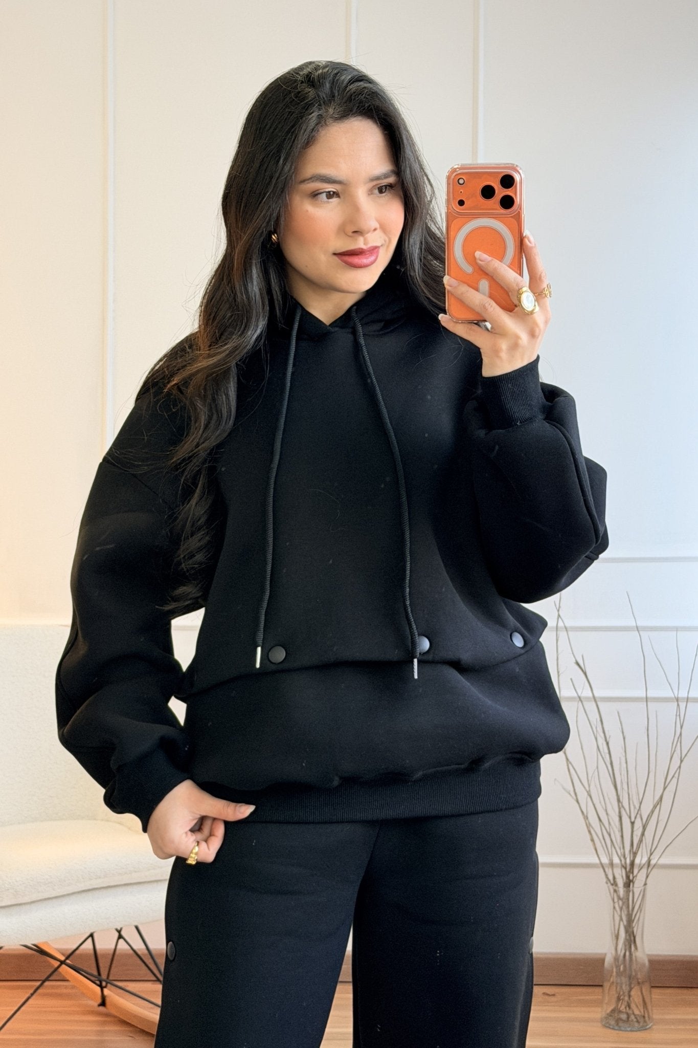 Sweat botões e removível LUMINA - lavishiochicsweatlumina