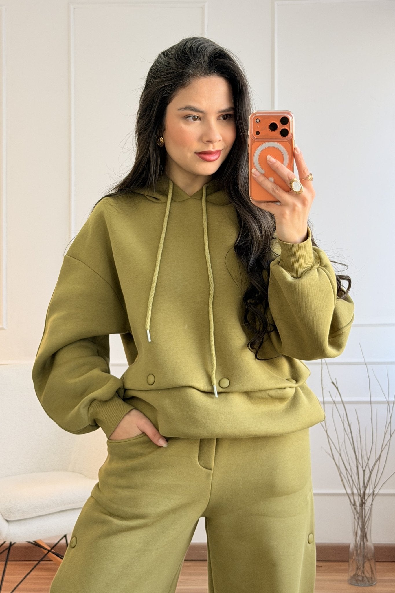 Sweat botões e removível LUMINA - lavishiochicsweatlumina