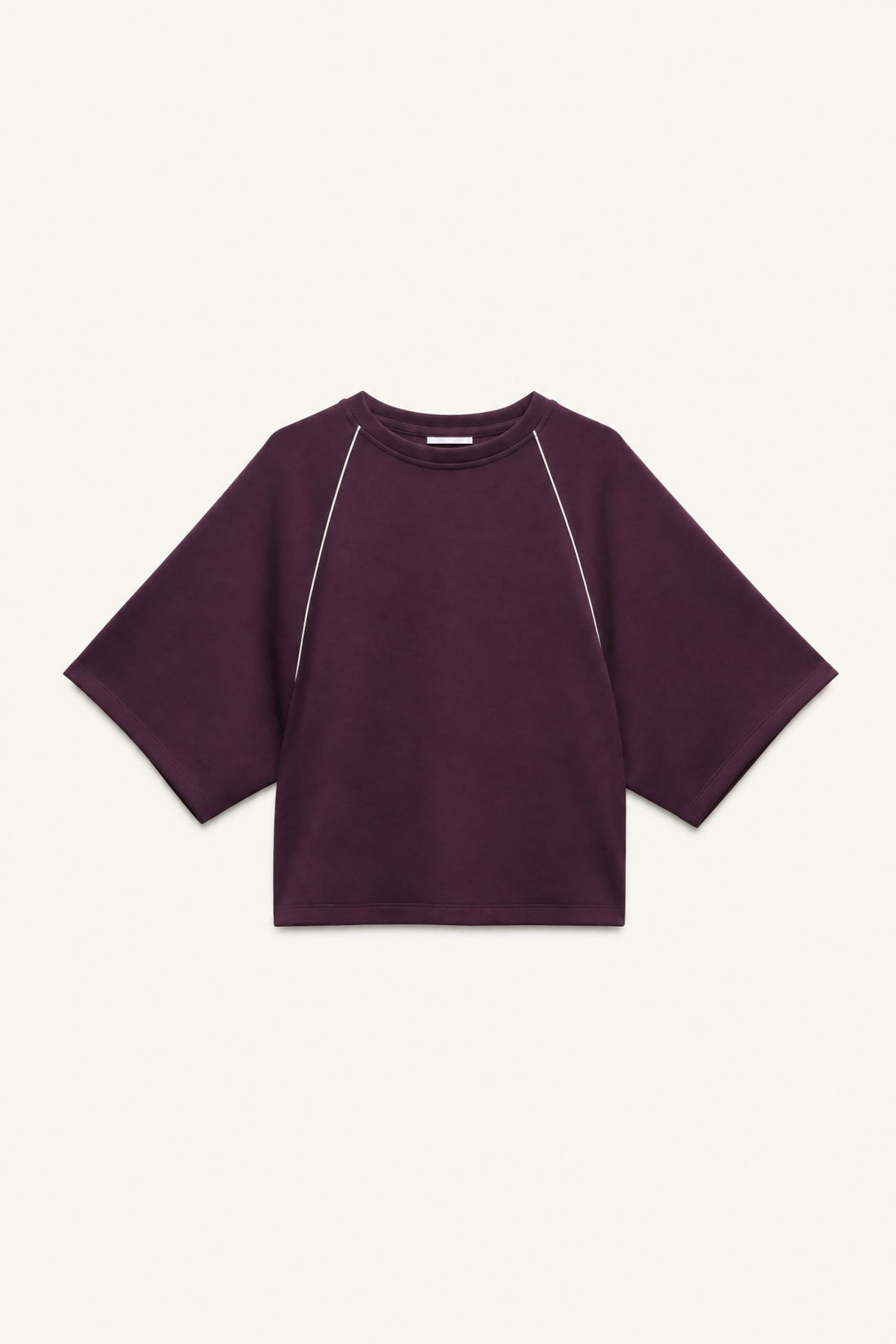 Sweat de gola redonda com vivo em contraste LUMINA - lavishiochict-shirtlumina