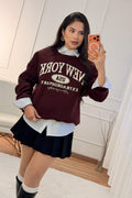 Sweat estampa “New York” TIMIAMI - lavishiochicsweatTimiami