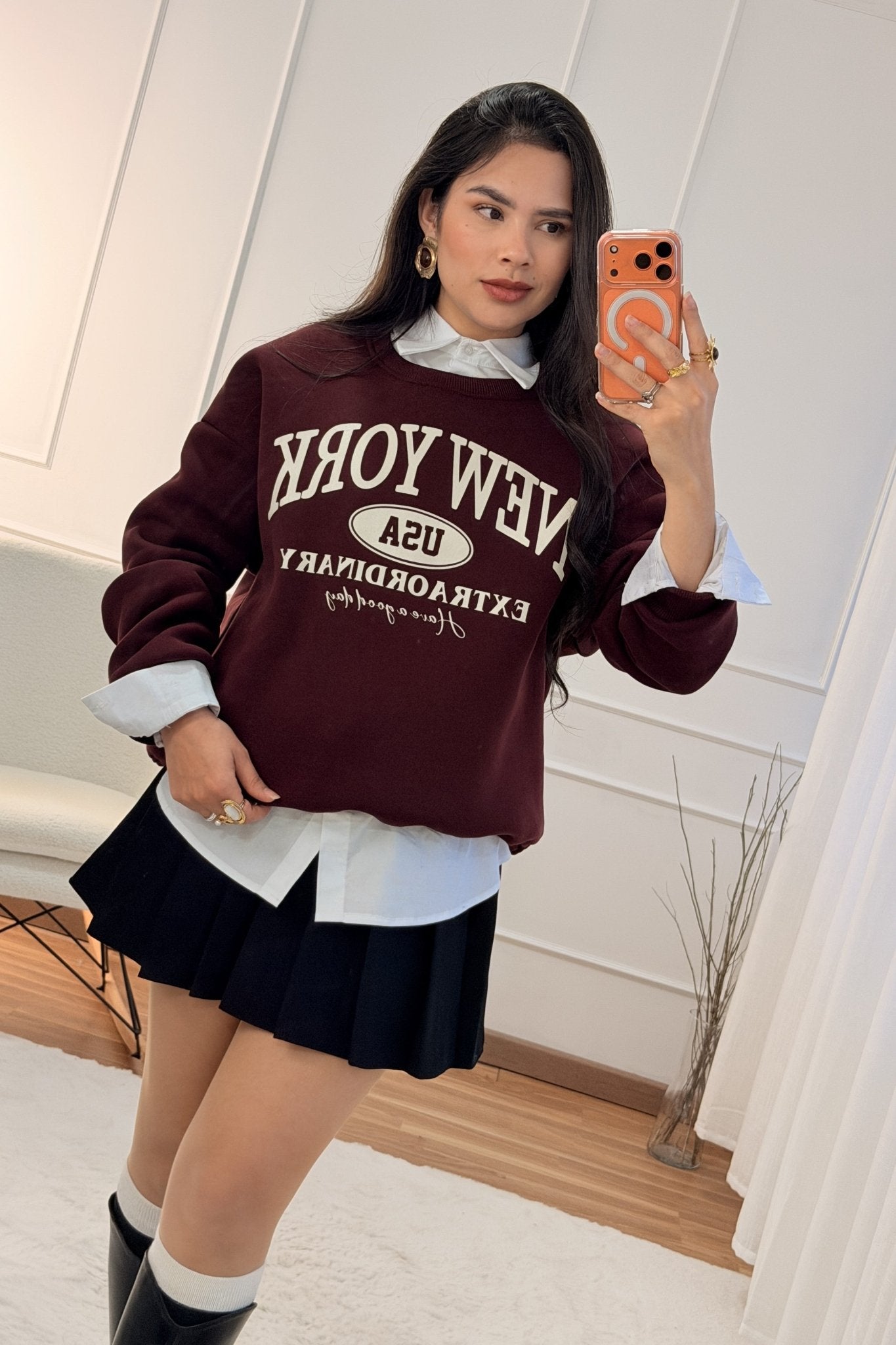 Sweat estampa “New York” TIMIAMI - lavishiochicsweatTimiami