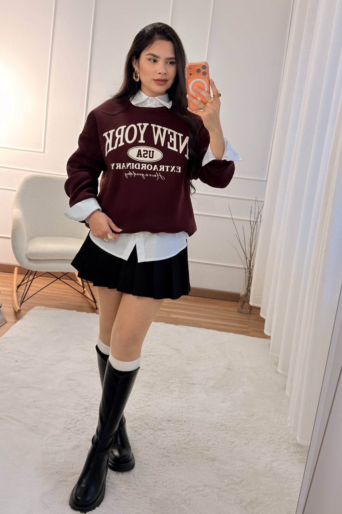 Sweat estampa “New York” TIMIAMI - lavishiochicsweatTimiami