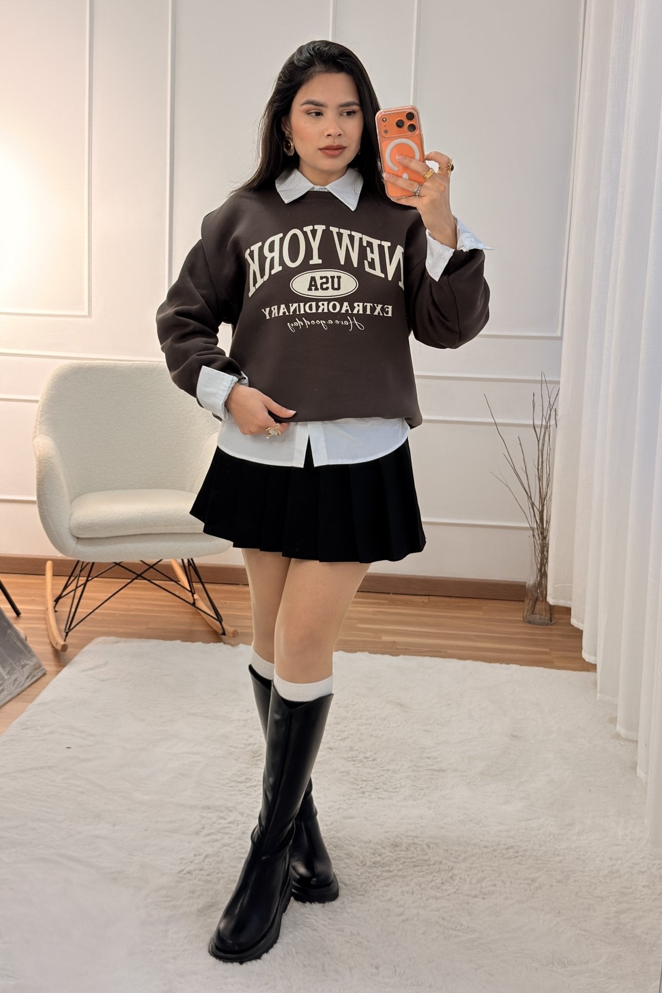 Sweat estampa “New York” TIMIAMI - lavishiochicsweatTimiami