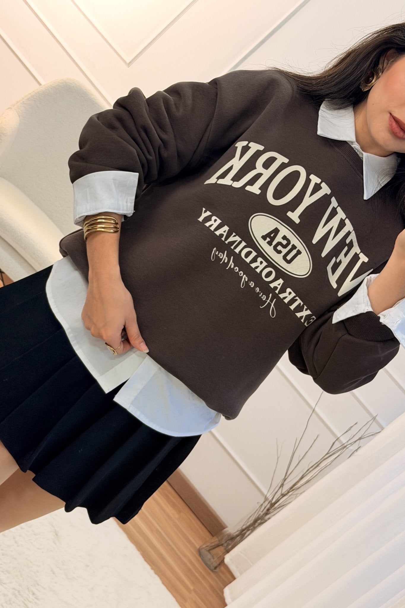 Sweat estampa “New York” TIMIAMI - lavishiochicsweatTimiami