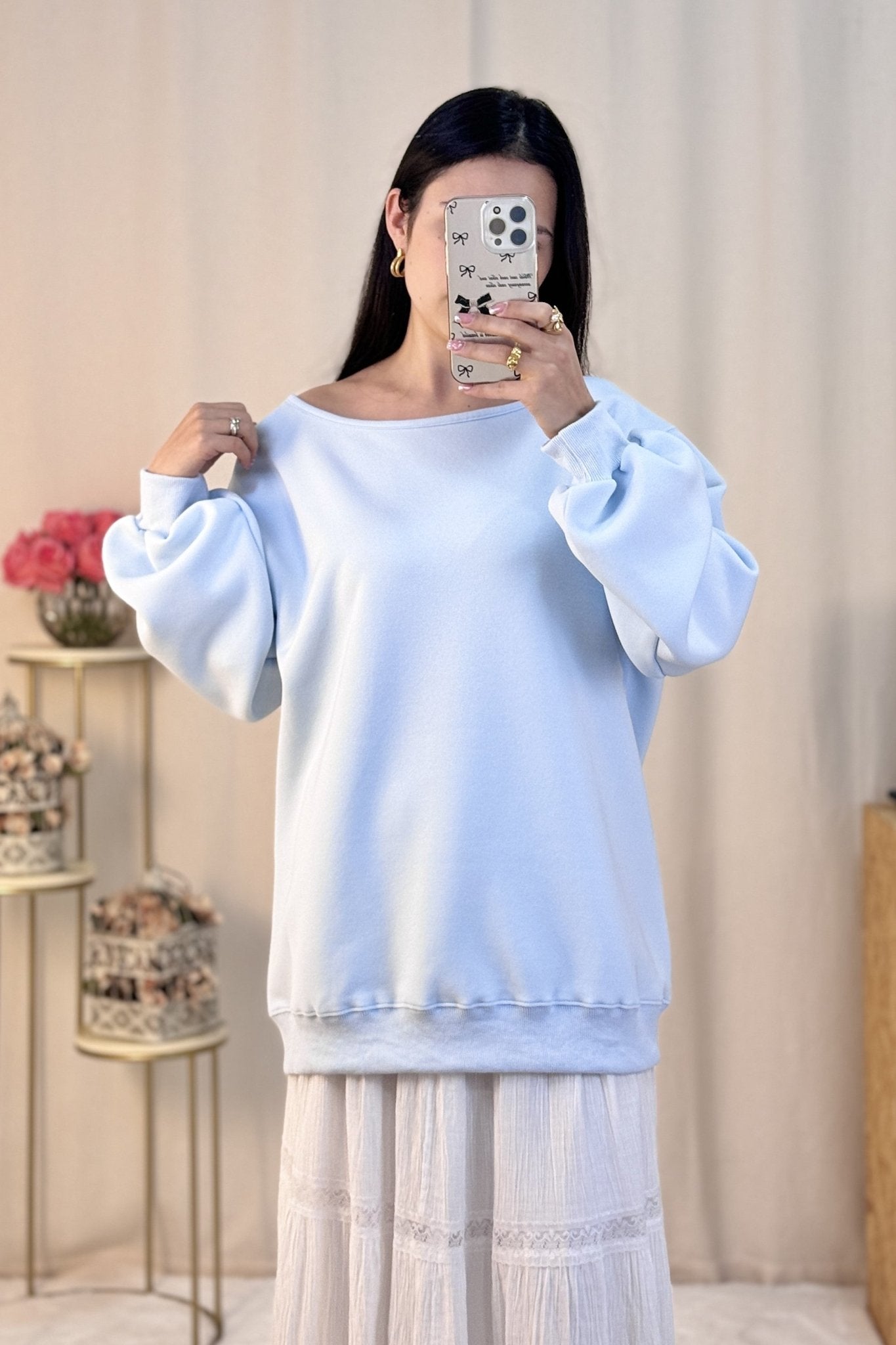 Sweat laço nas costas AZAKA - lavishiochicsweatlavishiochic