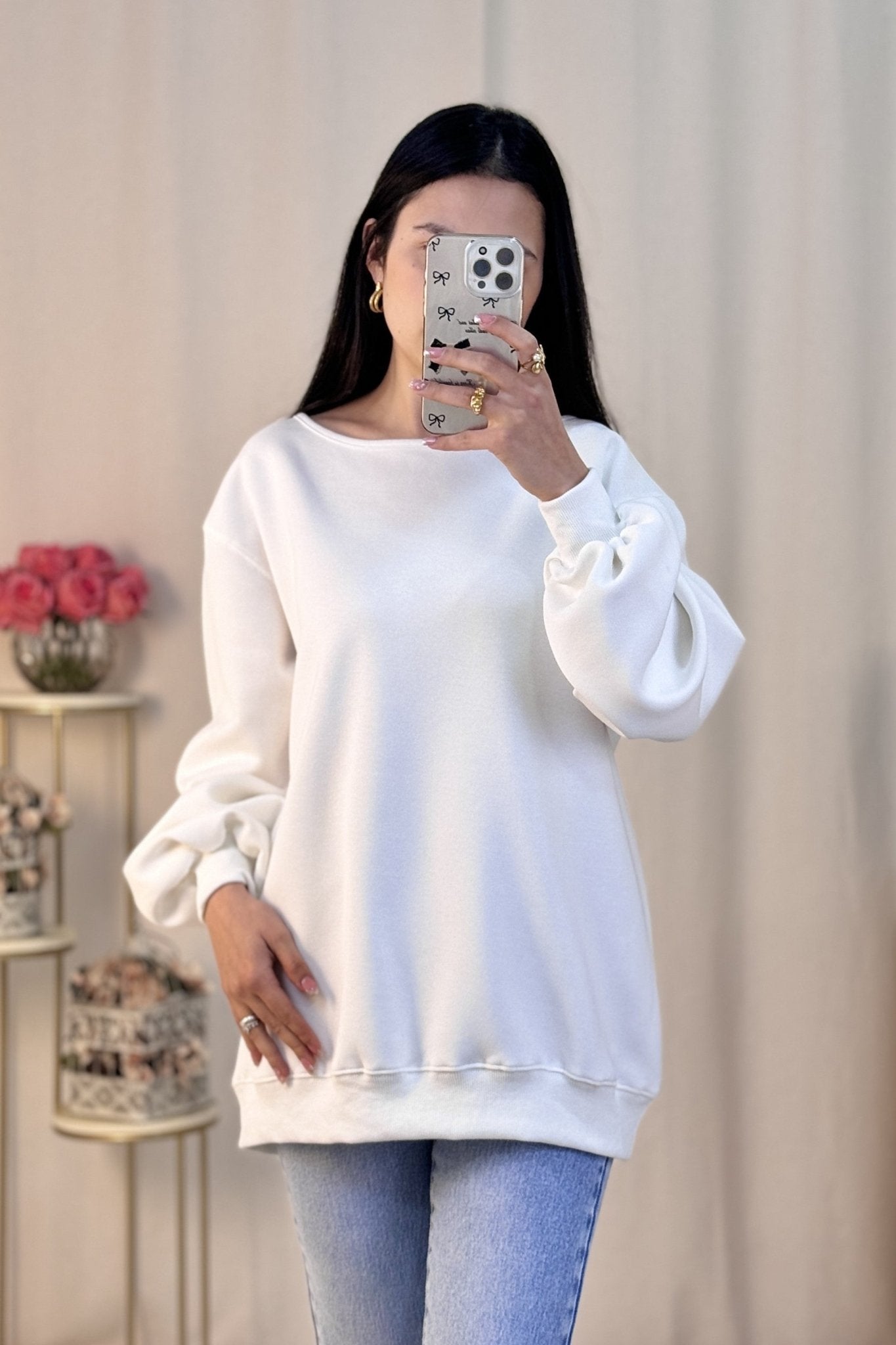 Sweat laço nas costas AZAKA - lavishiochicsweatlavishiochic
