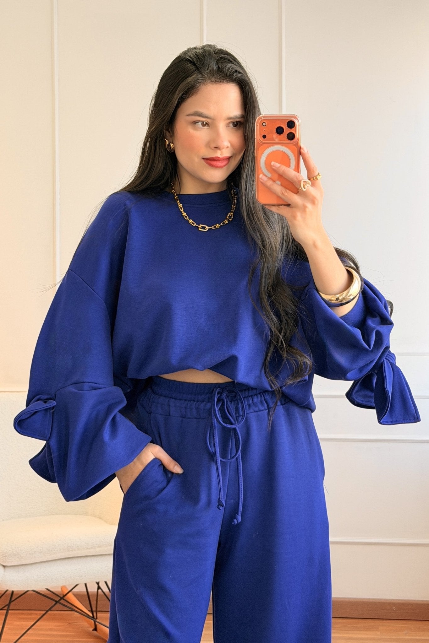 Sweat mangas com laços LUMINA - lavishiochicsweatlumina