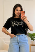 T-shirt básica com bordado e aplicações - lavishiochict-shirtlavishiochic