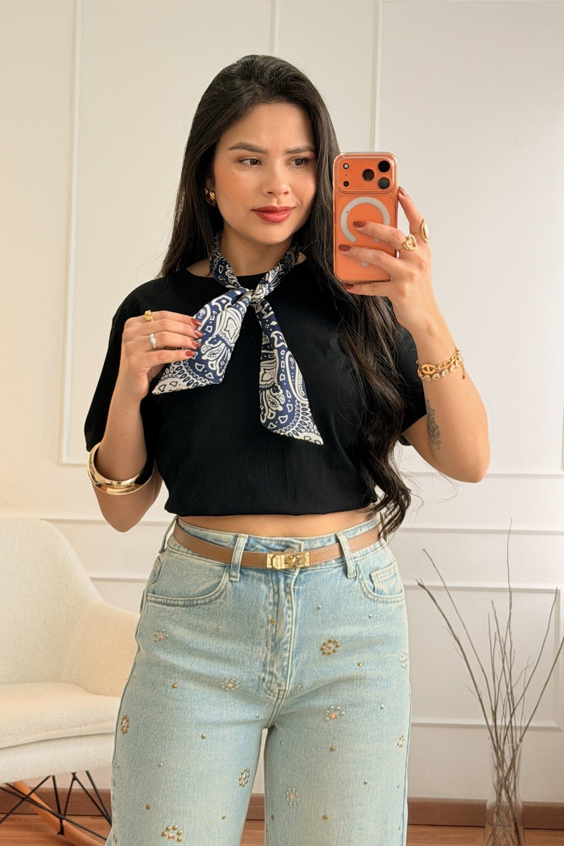 T-shirt básica com laço - lavishiochict-shirtlavishiochic