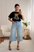 T-shirt com aplicação de urso - lavishiochict-shirtlavishiochic