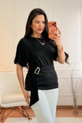 T-shirt com detalhe lateral - lavishiochict-shirtlavishiochic