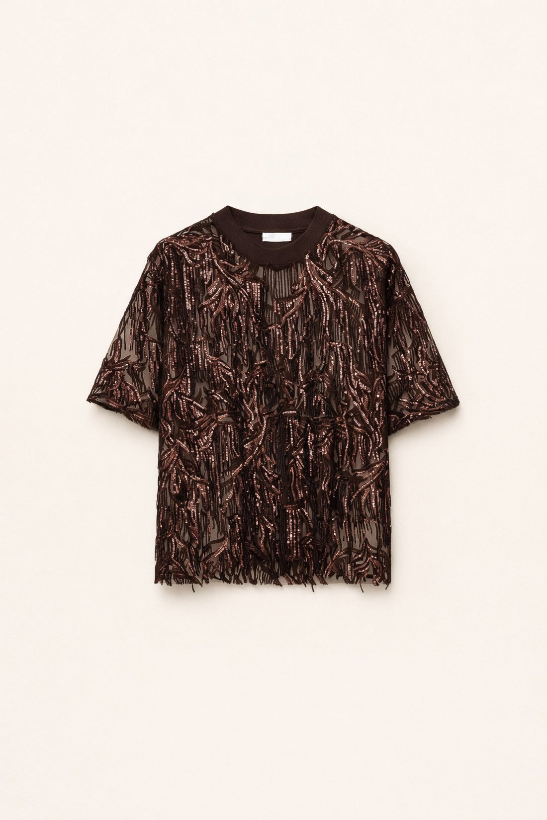 T-shirt com lantejoulas LUMINA - lavishiochict-shirtlumina