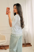 T-shirt com renda LUMINA - lavishiochict-shirtlumina