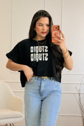 t-shirt crop com lettering - lavishiochict-shirtlavishiochic