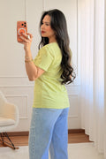 T-shirt decote em V LUMINA - lavishiochict-shirtlumina