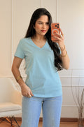 T-shirt decote em V LUMINA - lavishiochict-shirtlumina