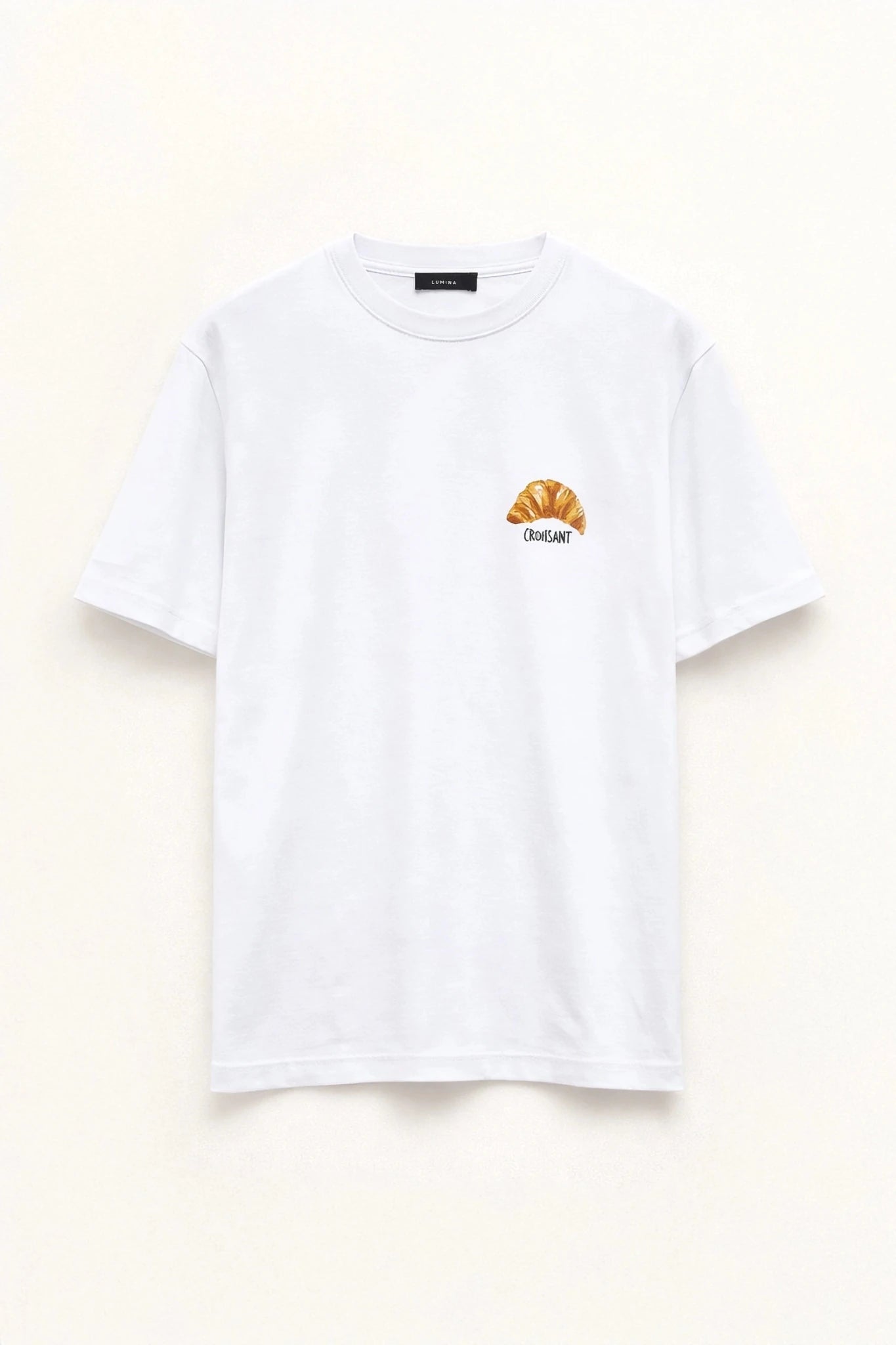 T-shirt estampa de croissant LUMINA - lavishiochict-shirtlumina