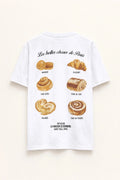 T-shirt estampa de croissant LUMINA - lavishiochict-shirtlumina