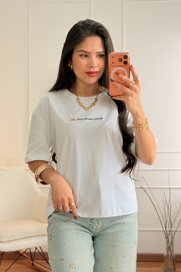 T-shirt Inscrição bordada LUMINA - lavishiochict-shirtlumina