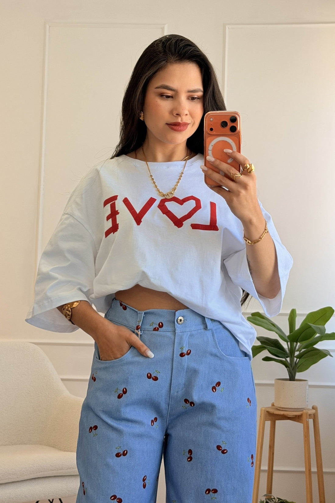 T-Shirt Oversized "LOVE" LUMINA - lavishiochict-shirtlumina