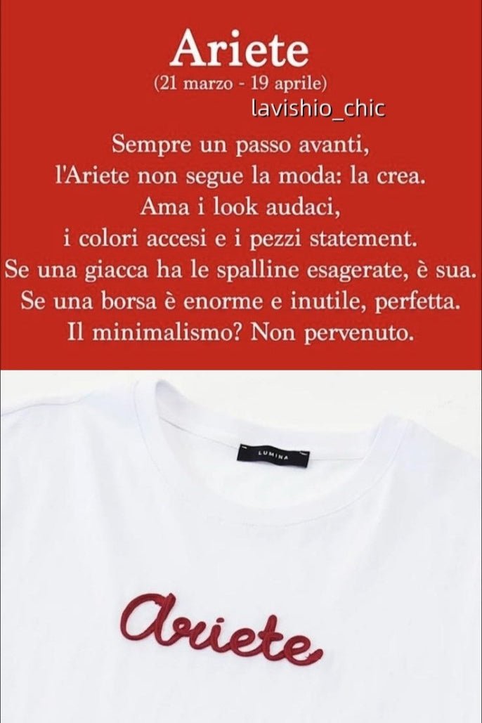 T-shirt signo LUMINA - lavishiochict-shirtlumina lavishiochic