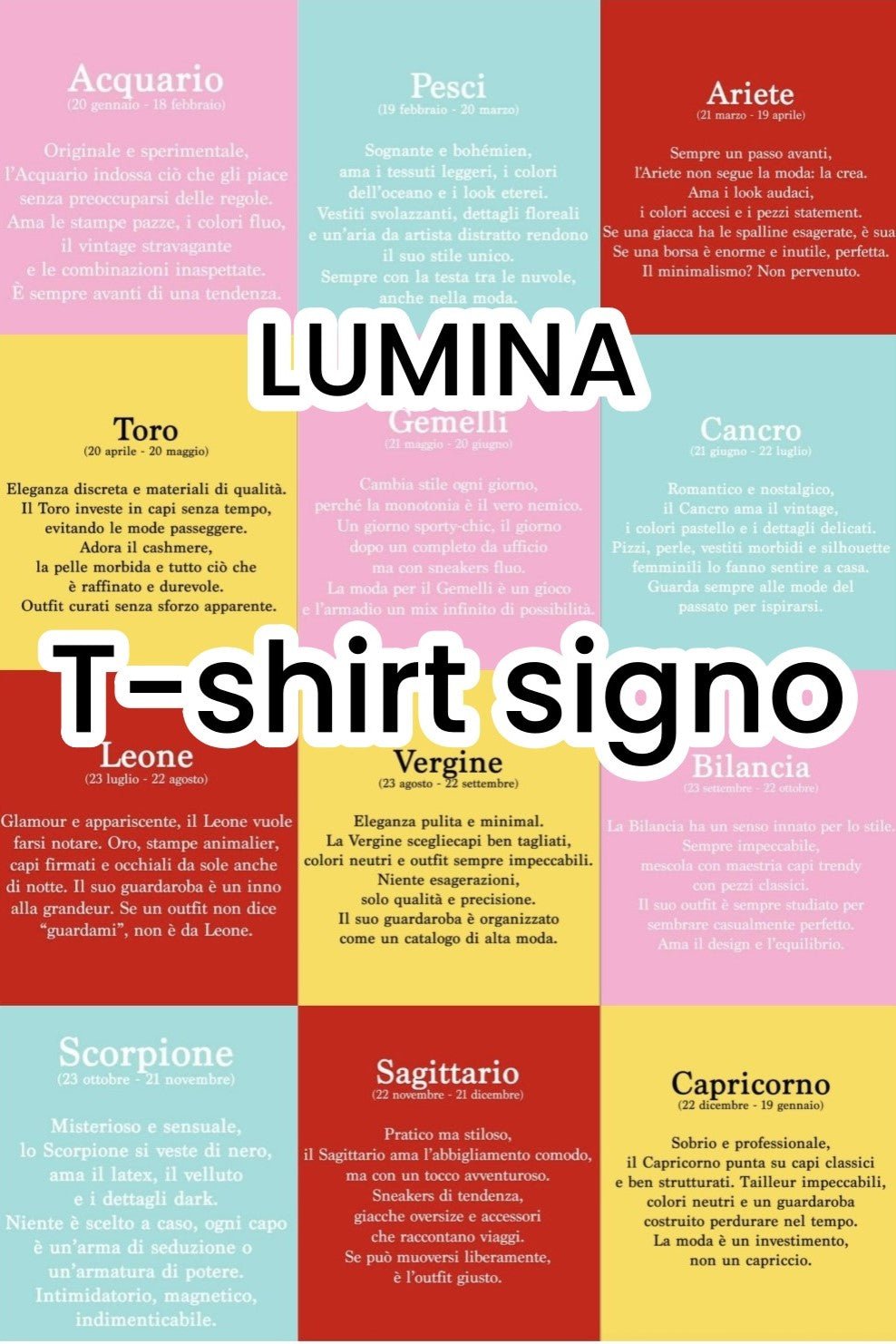 T-shirt signo LUMINA - lavishiochict-shirtlumina lavishiochic