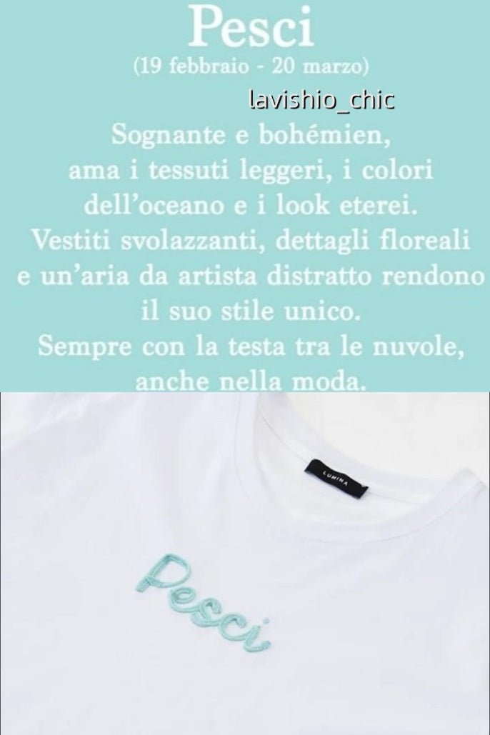 T-shirt signo LUMINA - lavishiochict-shirtlumina lavishiochic