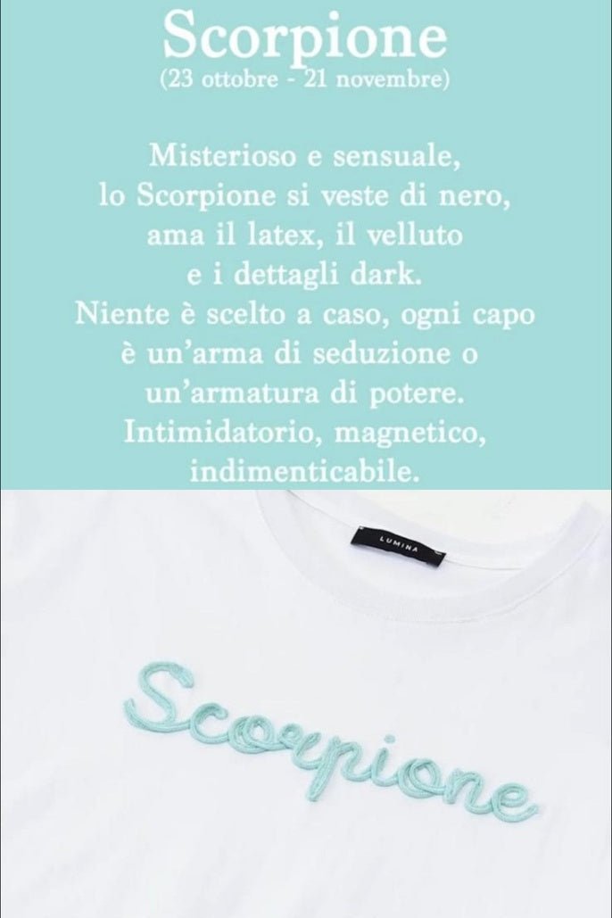 T-shirt signo LUMINA - lavishiochict-shirtlumina lavishiochic