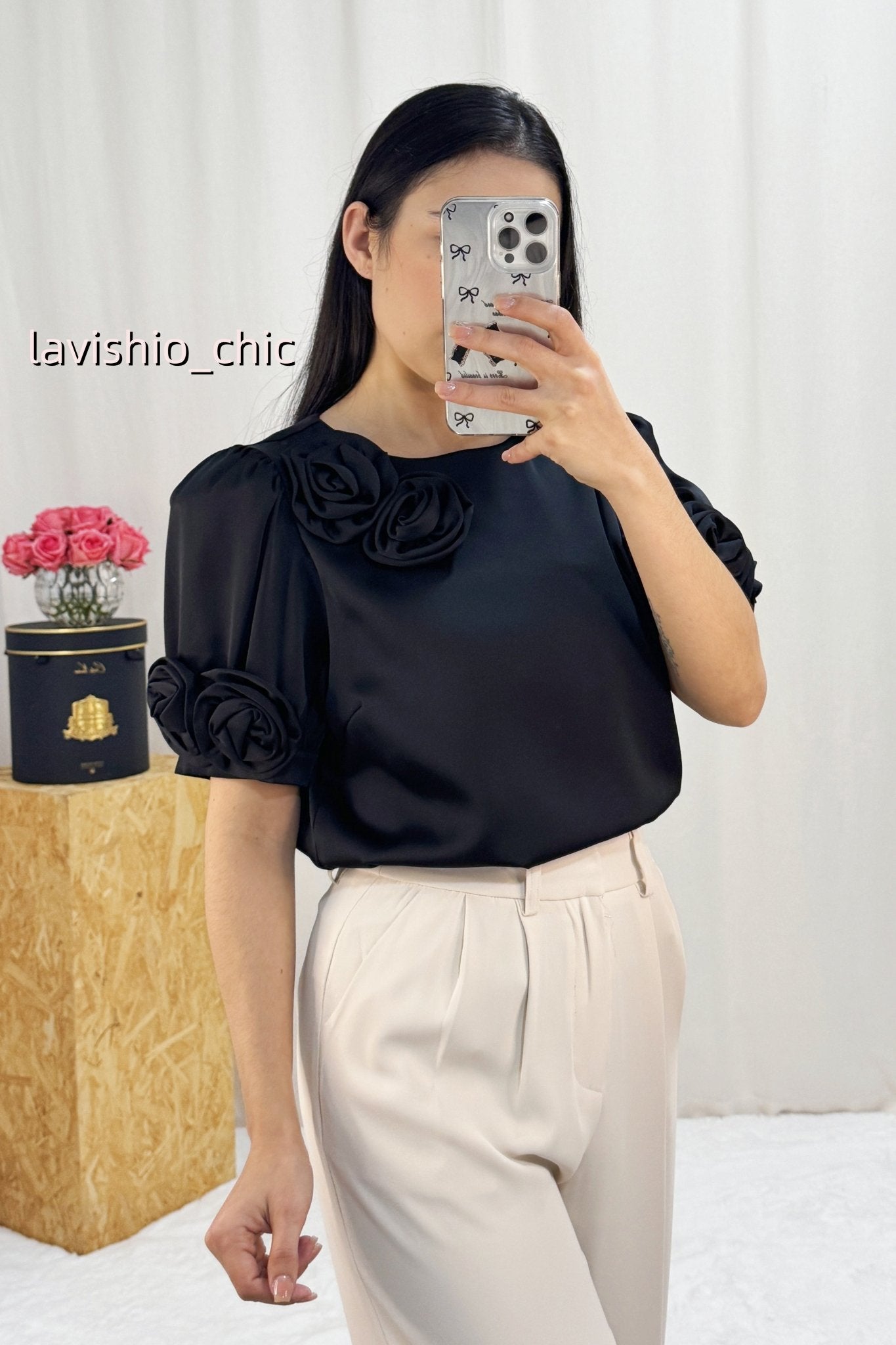 T-shirt tecido ELLI WHIT - lavishiochict-shirtELLI WHITE