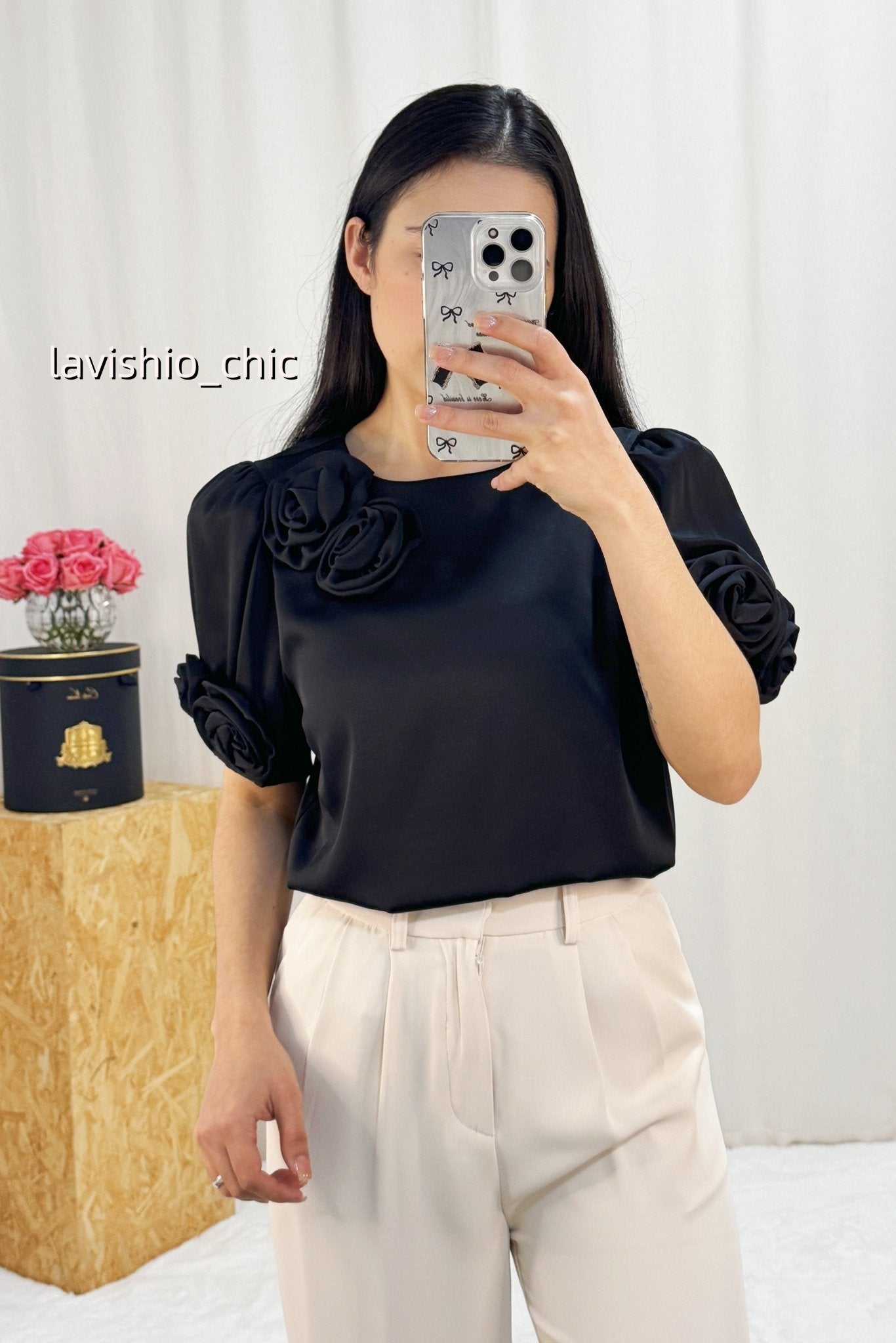 T-shirt tecido ELLI WHIT - lavishiochict-shirtELLI WHITE