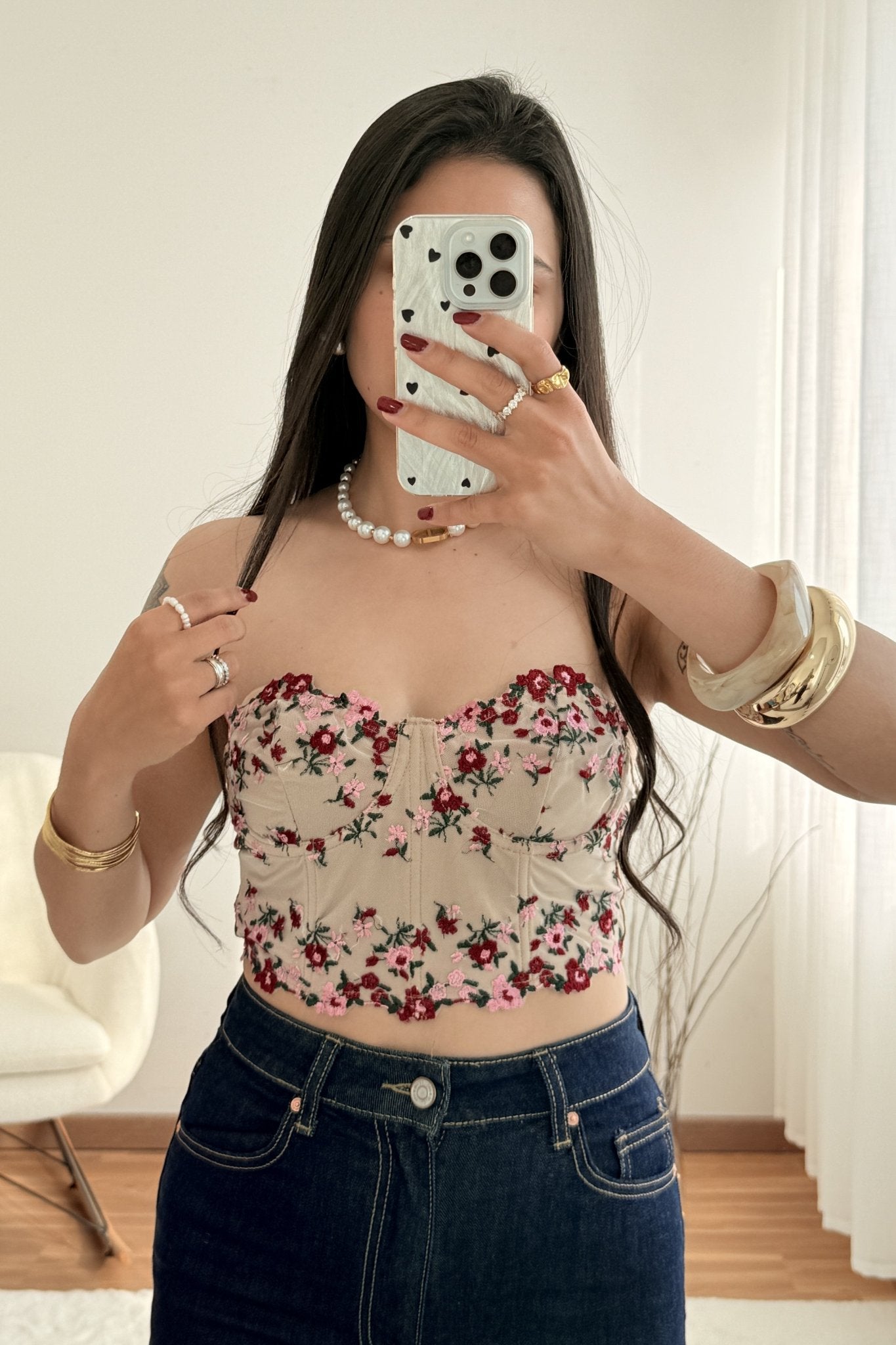 Top bordado flors MOCHY - lavishiochicTOPMochy