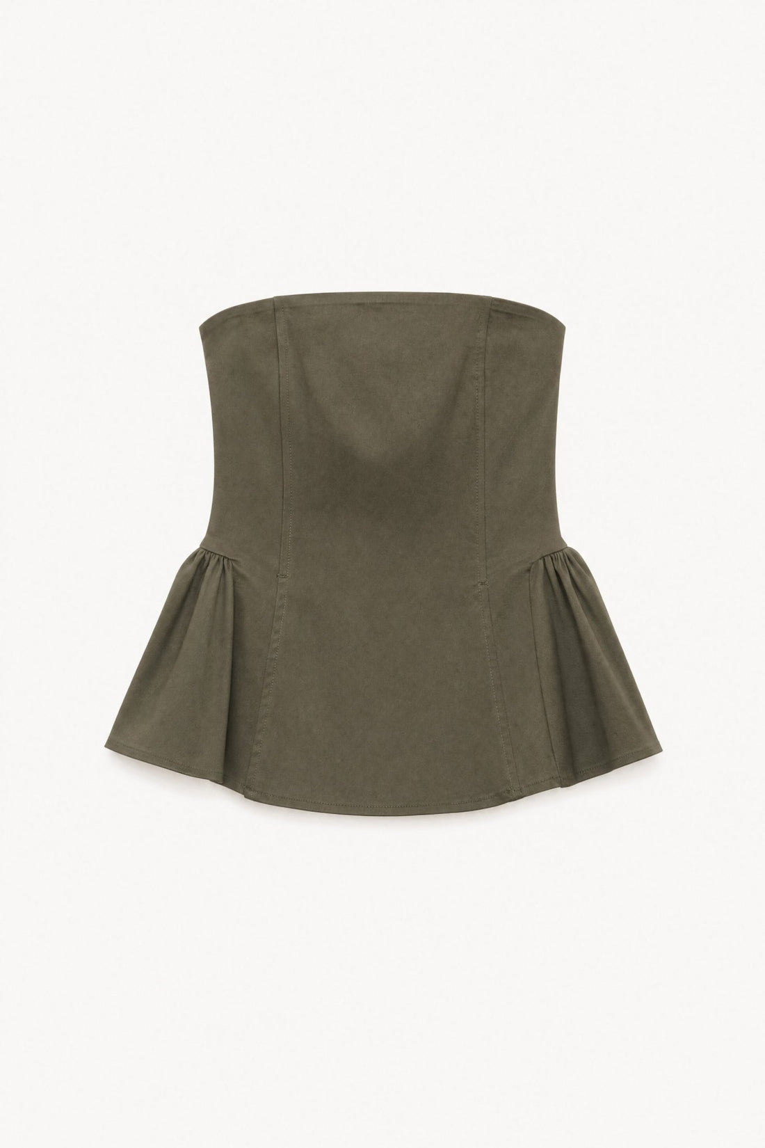 Top bustier com folho LUMINA - lavishiochicTOPlumina