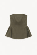 Top bustier com folho LUMINA - lavishiochicTOPlumina