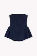 Top bustier com folho LUMINA - lavishiochicTOPlumina