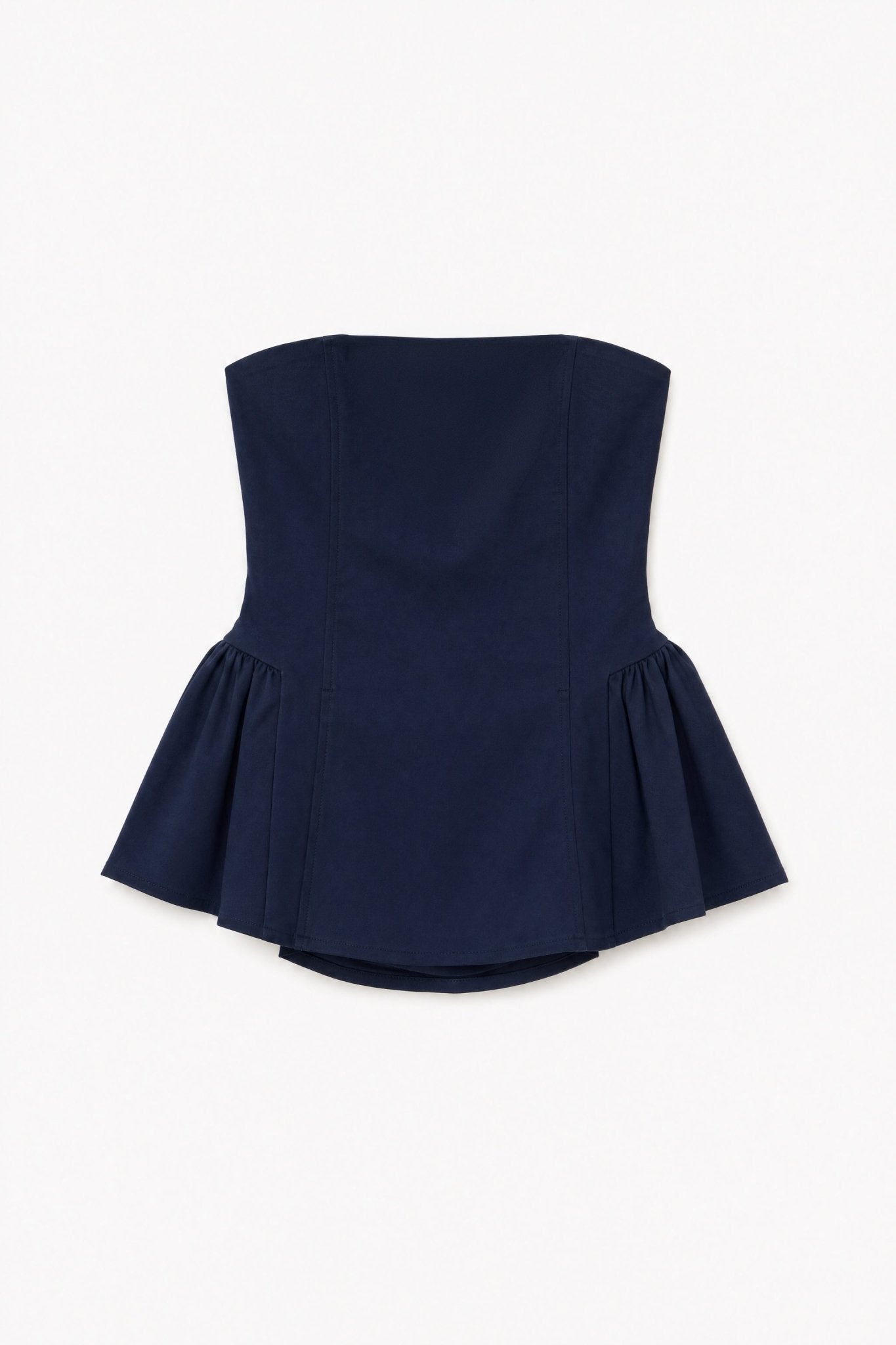 Top bustier com folho LUMINA - lavishiochicTOPlumina