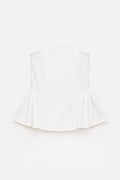 Top bustier com folho LUMINA - lavishiochicTOPlumina