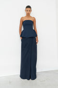 Top bustier com folho LUMINA - lavishiochicTOPlumina