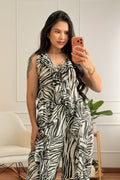 Top com estampa zebra e babados LUMINA - lavishiochicBlusalumina